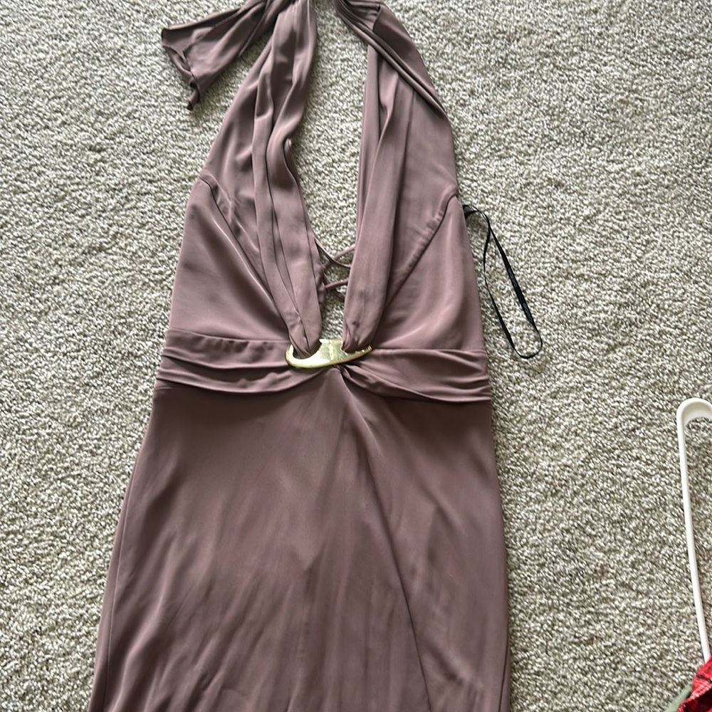 Bebe Holter dress in size medium excellent condition only worn once.